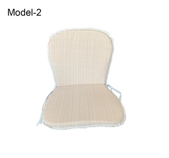 4lü Takım  Sırtlı Sandalye Minderi 11 Farklı Model